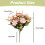 Fiori di peonia artificiali per bouquet da sposa e per la casa 3