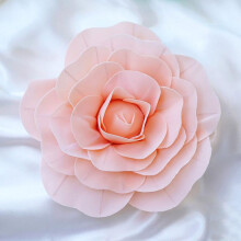 BalsaCircle4Pieces12" Roses artificielles géantes Blush pour décor mural de fête