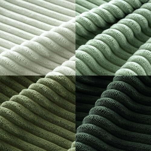 Salviagröna manchesterörngott 61x61 cm (4-pack) 2