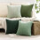 Salviagröna manchesterörngott 61x61 cm (4-pack) 4