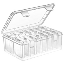 1 Set Aufbewahrungsbehälter mit Deckel, Aufbewahrungsboxen für Stecknadeln, kleine Gegenstände, Perlen, Ohrstöpsel, kleine Aufbewahrungsbox