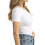 Γυναικεία T-shirt Basic με μαλακό, κοντομάνικο τοπ και στρογγυλή λαιμόκοψη 2