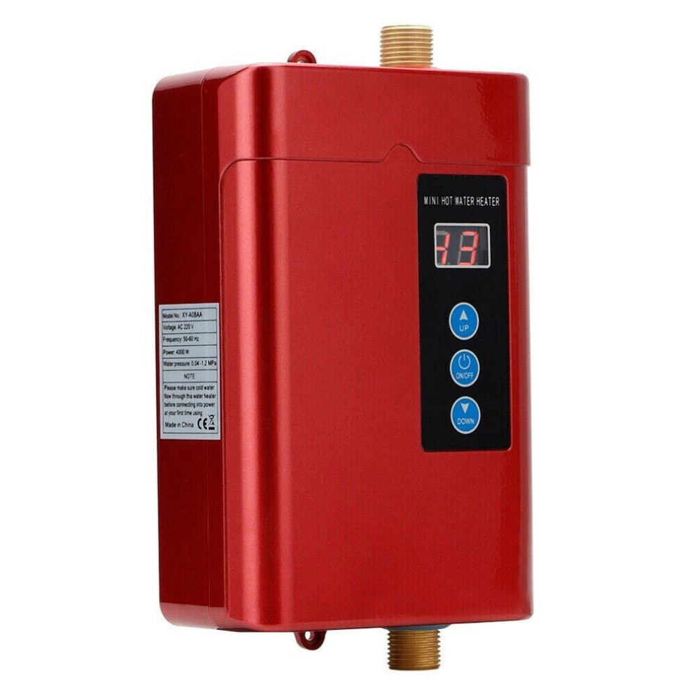 Tankless Water Heater Electric Whole House Instant Hot On Demand 3000W 110V New 9448990323449