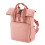 BagBase (One Size, Blush Pink) Bagbase Roll Top Recycled Twin Handle Backpack 1
