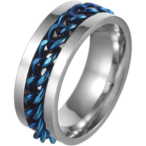 Δαχτυλίδια Fidget για άνδρες, δαχτυλίδια Anxiety Spinner για άνδρες, κλασικά δαχτυλίδια