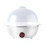 Mini Electric Egg Cooker, 6-Egg Capacity, Auto Shut-Off, Soft/Medium/Hard Boiled, White – Compatible with US Outlets 7