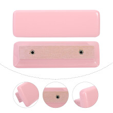 2Pcs Pink Square Wood Cabinet Door Hardware for Kitchen Decorative Drawer Pulls