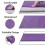 Purple Thick Folding Gymnastics Exercise Mat for Home Gym 3
