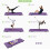 Purple Thick Folding Gymnastics Exercise Mat for Home Gym 6