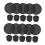 Foldable Flying Disc Fan 9.8 inch black 10 pieces 1