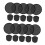 Foldable Flying Disc Fan 9.8 inch black 10 pieces 3
