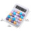 AuroraX Desktop Calculator Cute Office Basic Calculator,12 Digit Four Function Calculator with Large Mechanical Buttons and Display Teacher Supplies 3