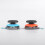 3D Metal Replacement Joystick for Switch2Left and Right Controllers,Blue and Red,2pcs 6