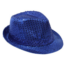 Kids Sequin Hat For Boys Girls Glitter Solid Color Fashion Top Hats Children's Stage Performance Vintage Jazz Hats For Party