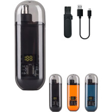 Aparador de pelos do nariz 2 em 1, portátil, à prova d'água e com carregamento USB.