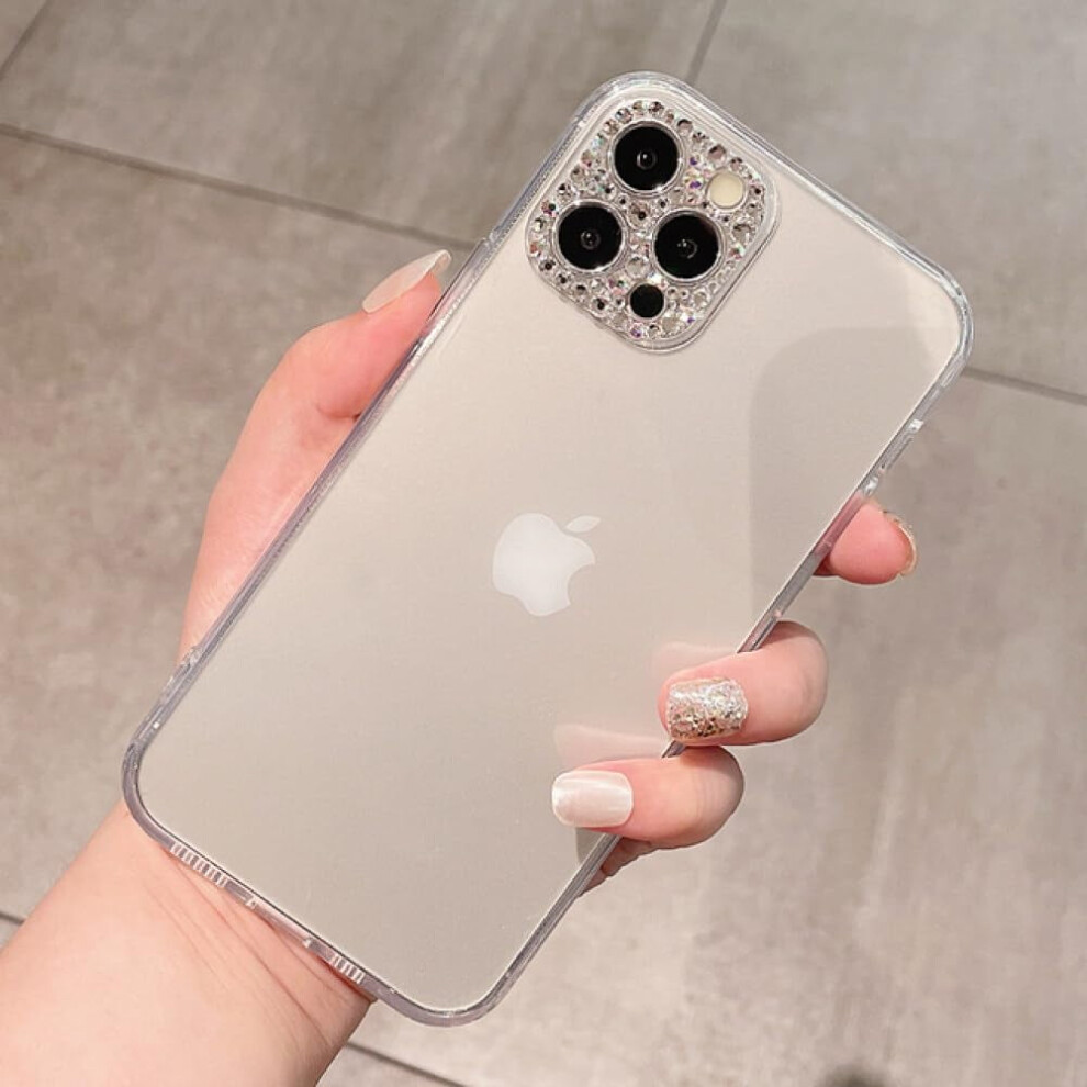 Glitter Rhinestone Tpu Bumper Case For Iphone 11–13 Pro 9058772170392