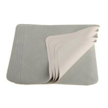10 Pack Soft Microfiber Cleaning Cloths for Glasses, Screens and Lenses, Lint, Gray and Beige