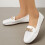 Γυναικεία φλατ παπούτσια Comfort Flats με αντιολισθητική σόλα και χρυσή αλυσίδα, 4