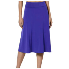 Gonna midi svasata leggera e tinta unita YOUSNH da donna, con chiusura a strappo, taglie S XXL, taglie forti BU1XL