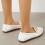 Γυναικεία φλατ παπούτσια Comfort Flats με αντιολισθητική σόλα και χρυσή αλυσίδα, 3