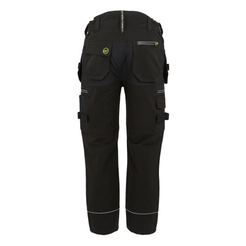 (36S, Black) Regatta Professional Mens Softshell Stretch Work Trousers 2