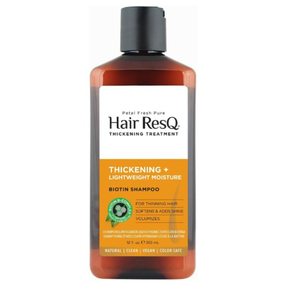 Petal Fresh Pure Hair Resq Shampoo, Deep Hydration & Softness  Dry, Damaged Hair |Nourishes hair with moisture-repair formula  - 355ml