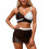 Costume da bagno tankini da donna a due pezzi, sobrio e discreto. 1