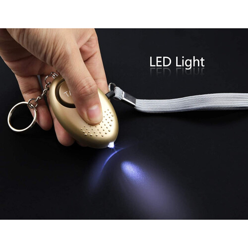 Personal Alarm for Women 140dB LED Keychain 10 Pack 2