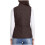 Vest for Women Winter Fall Basic Button Vest Solid Keep Warm Sleeveless Jacket with Pocket,Coffee 6