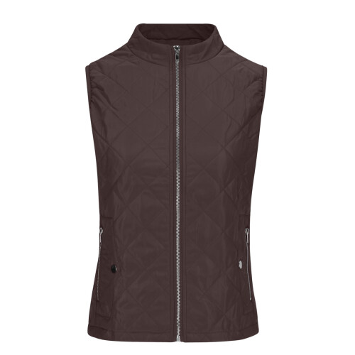 Vest for Women Winter Fall Basic Button Vest Solid Keep Warm Sleeveless Jacket with Pocket,Coffee 2