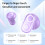 True Wireless Bluetooth 5.4 Earbuds, 5H Playtime, 15m Range, Type-C Charging, Transparent Display, Compatible with Phones/Tablets/Computers 4