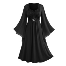 Női középkori reneszánsz fűzőruha, plus size hosszú