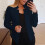 Blazer Jacket for Women Business Blazer Front Open Solid Work Jacket Slim Office Blazer For Daily/Work,Navy 2