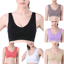 Sutien sport, sutiene fără armătură pentru femei, sutien sport fără armătură pentru mărimi mari, respirabil, cu susținere ușoară, pentru