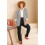 Γυναικείο παντελόνι Liz&Me Slim Leg Ponte για μεγάλα μεγέθη 6