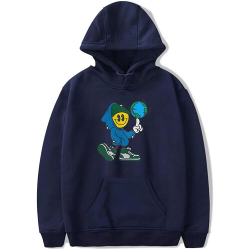 Connor Price Globe Guy Merch Φούτερ με κουκούλα και τσέπες με κορδόνι, unisex, μόδα, ρούχα