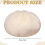 Dumpling-pude 18 tommer blød stresslindrende pude (1 3
