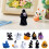 Set van 12 mini-beeldjes van hars voor Halloween 5