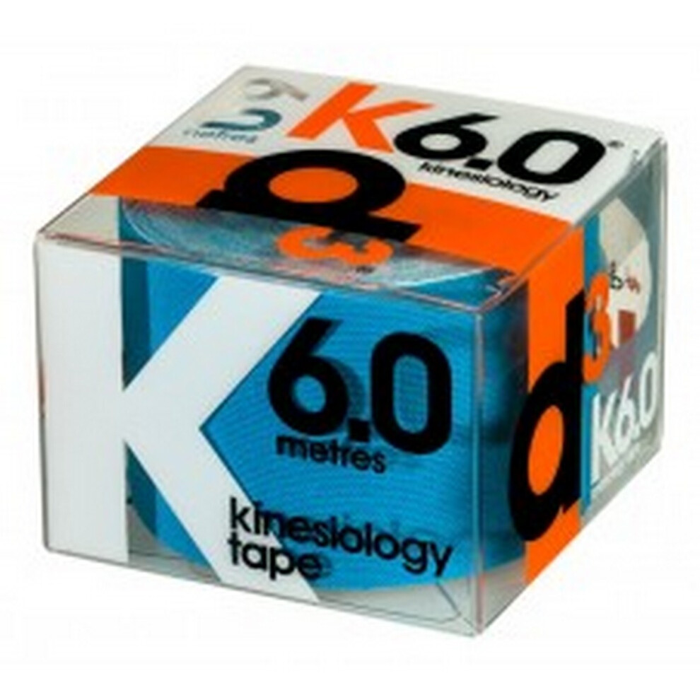 D3 Tape Blue (One Size, Electric ) K 6.0 Kinesiology Kinetic Tape