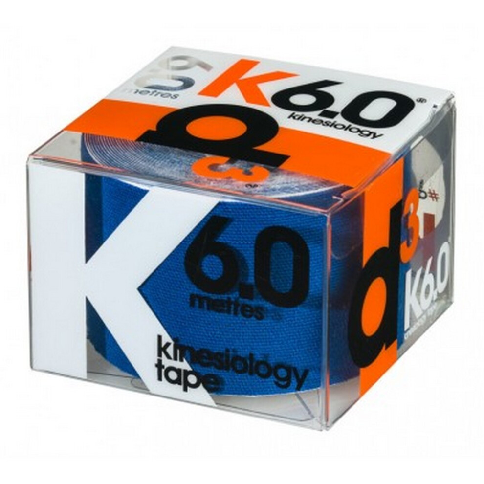 D3 Tape Blue (One Size, Royal ) K 6.0 Kinesiology Kinetic Tape