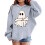 Mädchen Langarm-Kapuzenpullover, dicker Grafik-Hoodie, süßer Pullover, Kinder-Hoodie 2