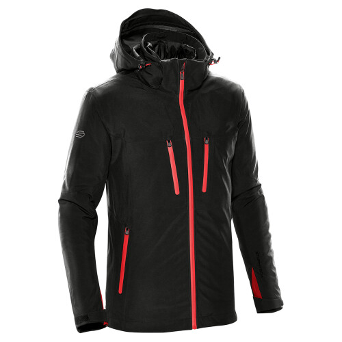 (M, Black/Bright Red) Stormtech Mens Matrix System Jacket 2