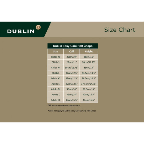 Dublin (X-Large, Black) Dublin Unisex Easy-Care Half Chaps II 1