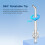 Water Flosser Replacement Tips for Aquasonic Aqua Icon | 6 Jet Tips with Secure Storage Cases 3
