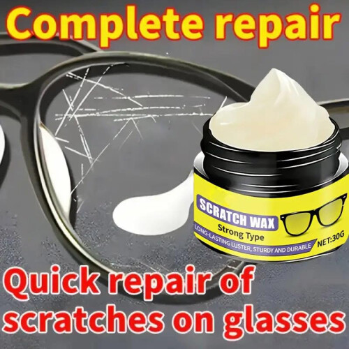 Eyeglass Scratch Remover Paste 30g Lens Cleaner and  for Glasses with AntiSmudge Layer 2