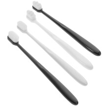 Soft Travel Toothbrush for Adults 4 Pack Extra Soft Bristles Gentle Gum Care Camping Hiking