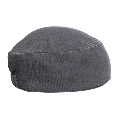Premier (One Size, Grey Denim) Premier Unisex Chefs Skull Cap (Pack of 2)