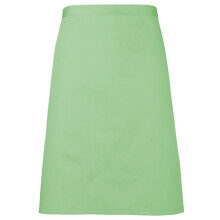 (One Size, Apple) Premier Ladies/Womens Mid-Length Apron (Pack of 2)