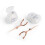 Dental Floss Kit with Dual Stainless Steel Holders, Replaceable Mint Rolls, Travel Case 1