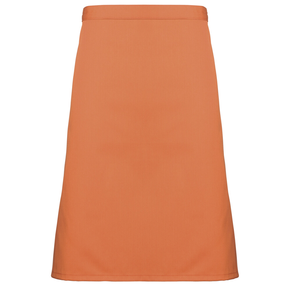 Premier (One Size, Terracotta) Ladies/Womens Mid-Length Apron (Pack Of 2) Multicoloured